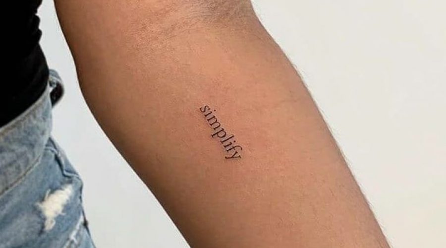 105 meilleures idées de tatouage d’un seul mot –
