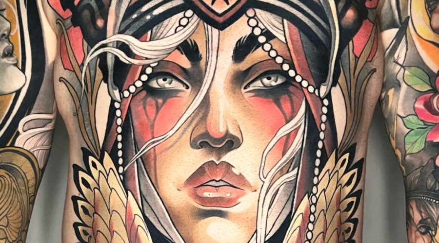 Focus sur les visages féminins dans les tatouages