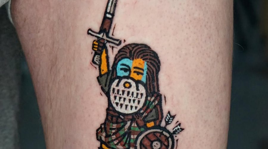 L'artiste derrière l'armée gnome tatouée